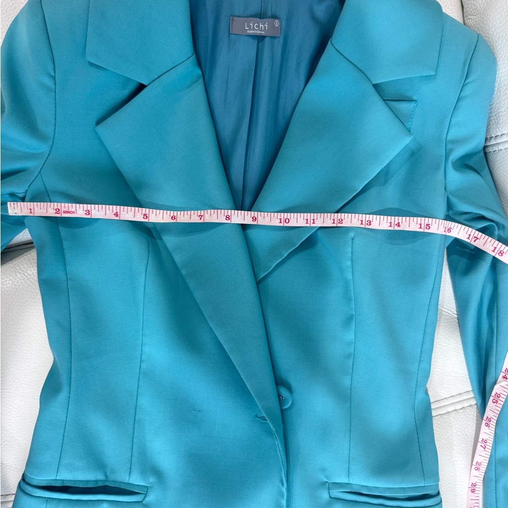 LICHI Suit Jacket ( Part Of A Set if wanted to) In Small Size - Picture 11 of 12